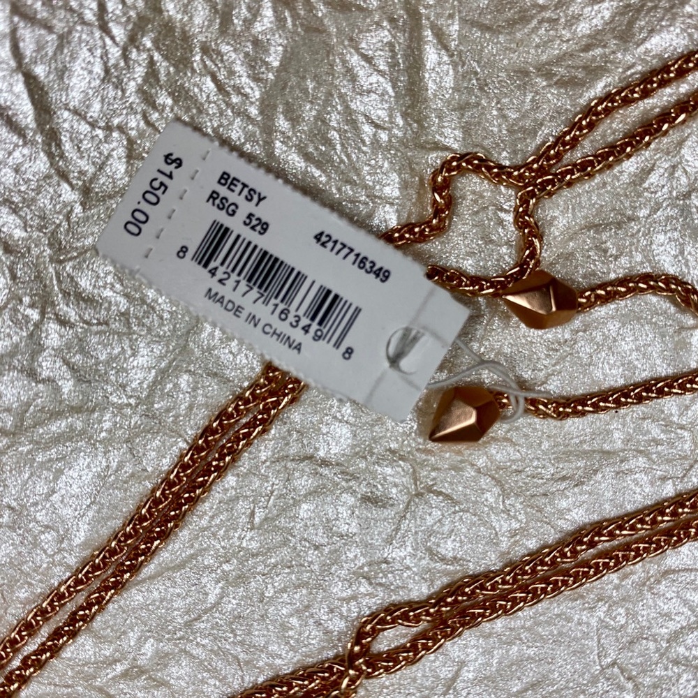 Kendra Scott Betsy Tassel Necklace Lavender NEW - Picture 7 of 8